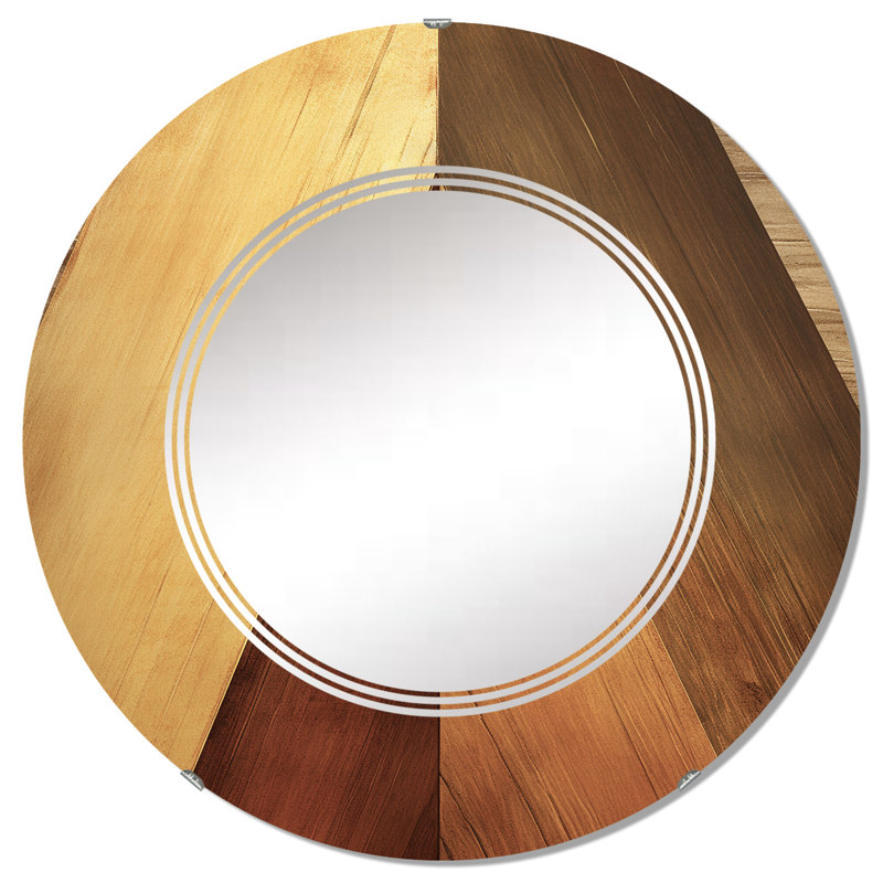 Zens - Modern Wall Mirror Round, 32 po x 32 po