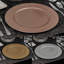 Alvert Melamine Geometric Charger