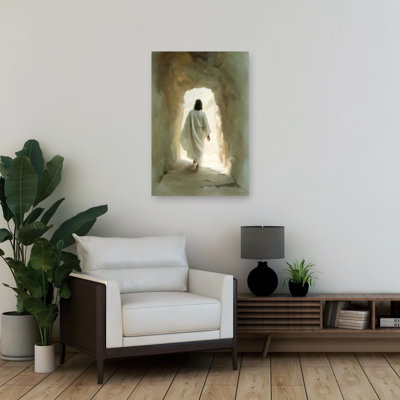 «He Is Risen Abstract Contemporary Architecture», reproduction d'art mural
