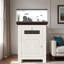 Support d'aquarium avec prises de courant, armoire de rangement et tiroir