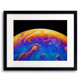 Soap Bubble Close Up Print by Philippe Monthoux