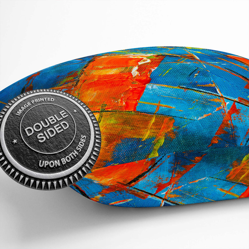 Abstract Square Throw Cushion, 40 x 40 cm
