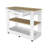 2-Drawer 2-Shelf Kitchen Island