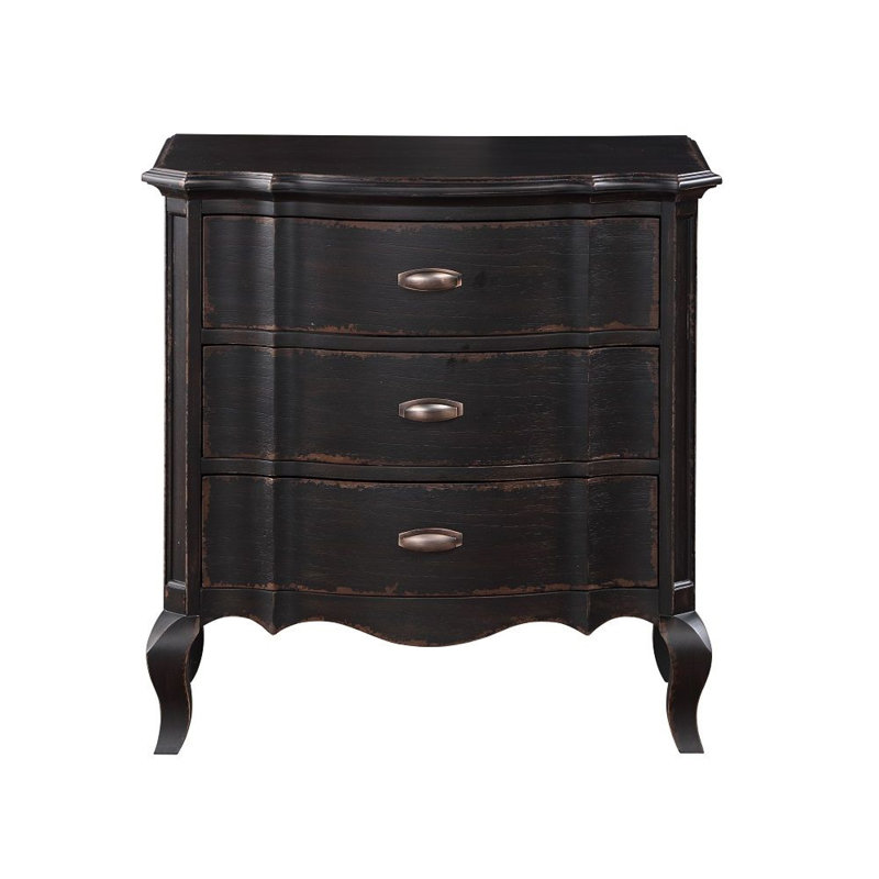Table de chevet 3 tiroirs Shelie