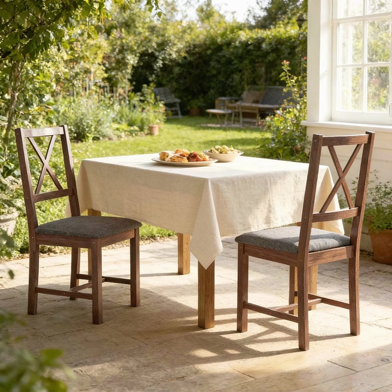 Chaises de cuisine stables, chaises de chambre, ensemble de 2 chaises de salle à manger (seulement chaise), 2