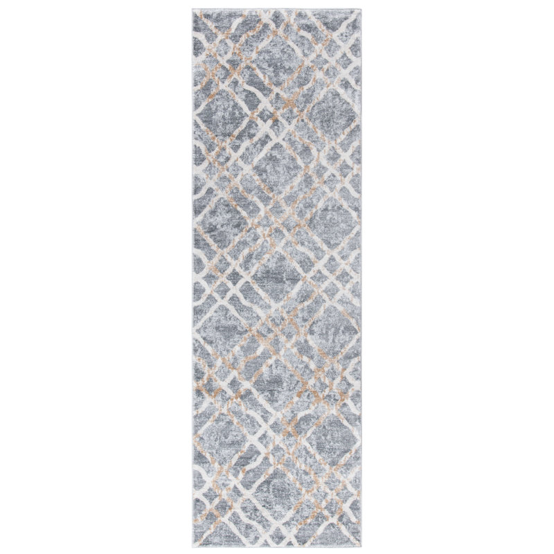 Martha Stewart Isabella Performance Geometric Rug, Runner 2'2" x 7'