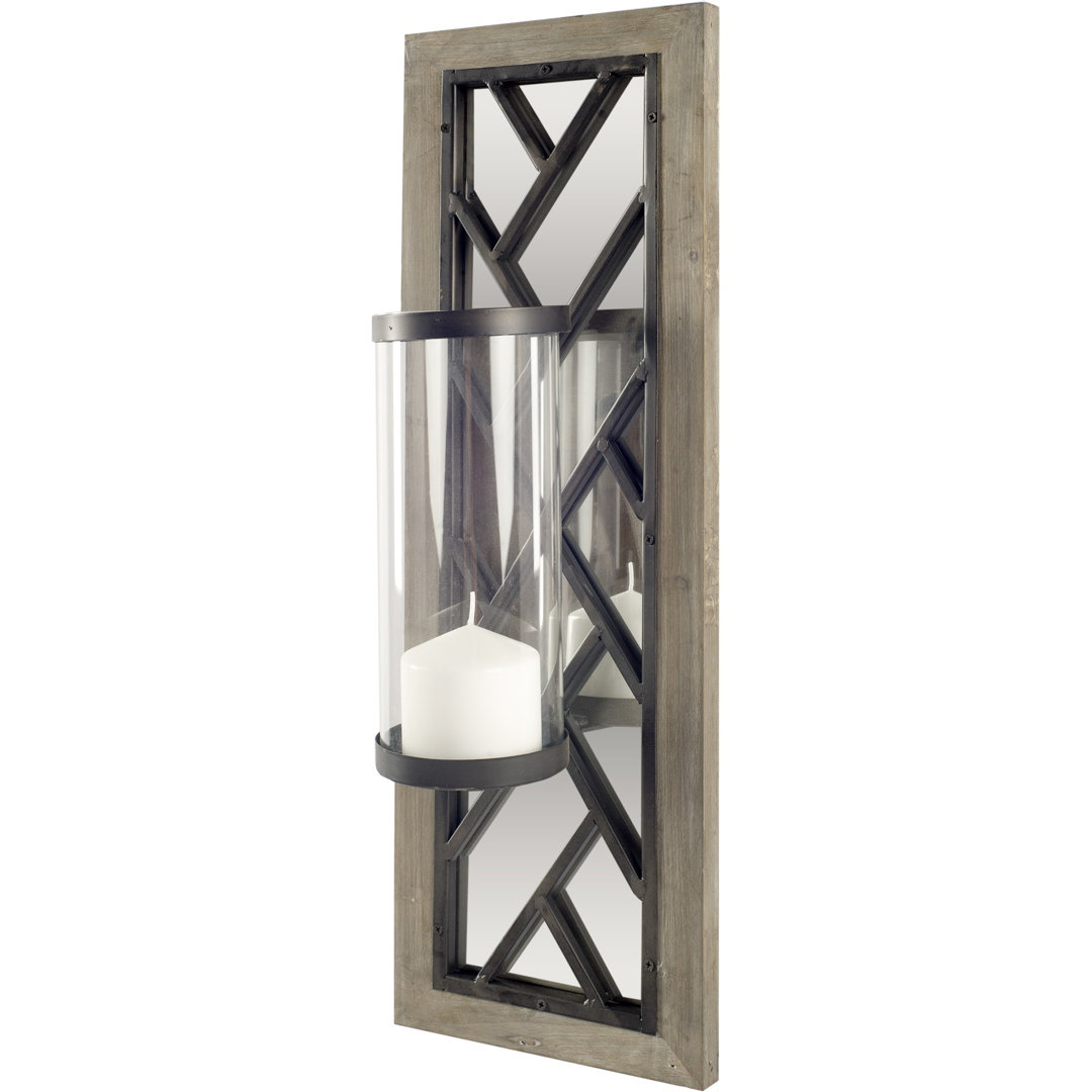24.02'' H Metal Wall Wall Sconce Loon Peak®