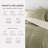 7-Piece Reversible Bedding Bundle - Solid Comforter and Patterned Sheet Set-99311803-99311807