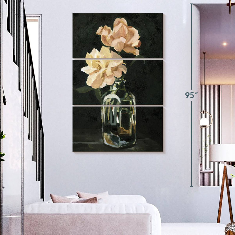 Arrangement Harnek rose foncé II, H 74 po x l 48 po