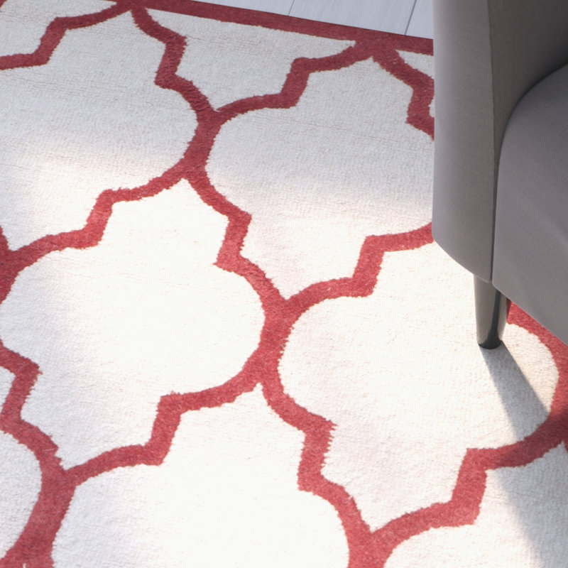 Cannen Hand Tufted Wool Geometric Rug, Runner 2'6" x 10'