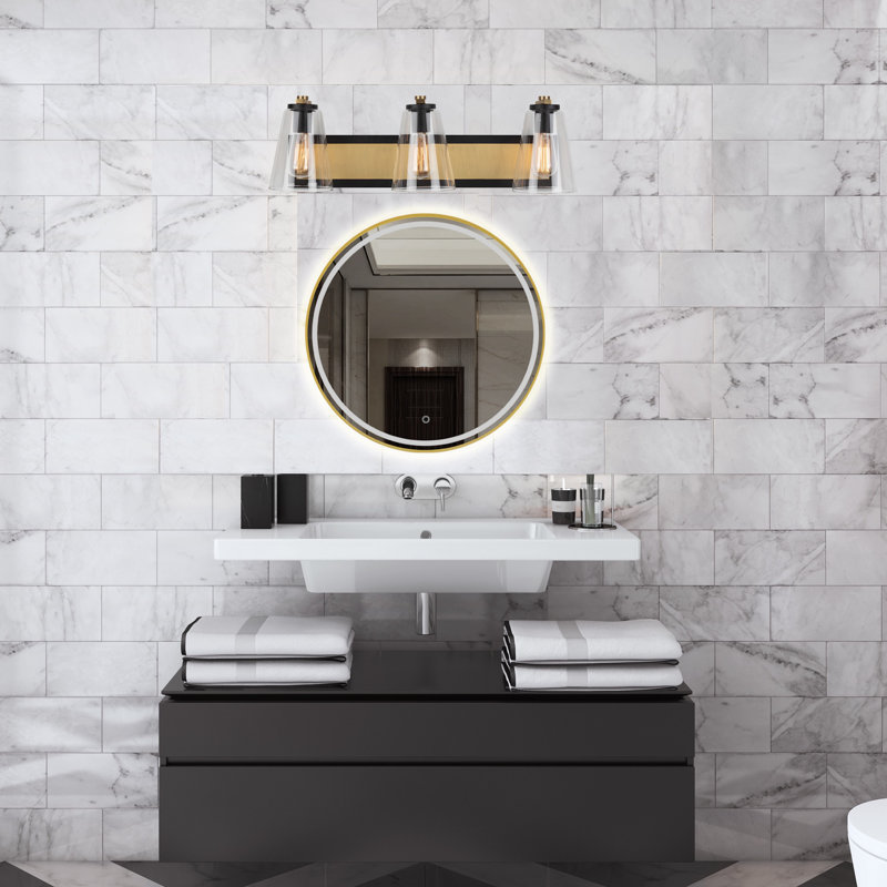 Éclairage pour meuble-lavabo à 3 lumières Treviso