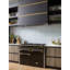 AGA Elise 48"W. 6 Cu.Ft. Freestanding Induction Convection Range with Antique Brass Trim-348013290-348013294
