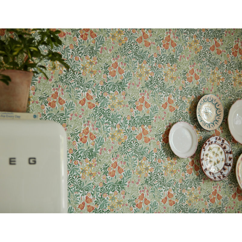 Bower Wallpaper, Herbal/Weld