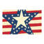 Nappe à rayures festonnées Juneteenth Star, 60 x 120 po