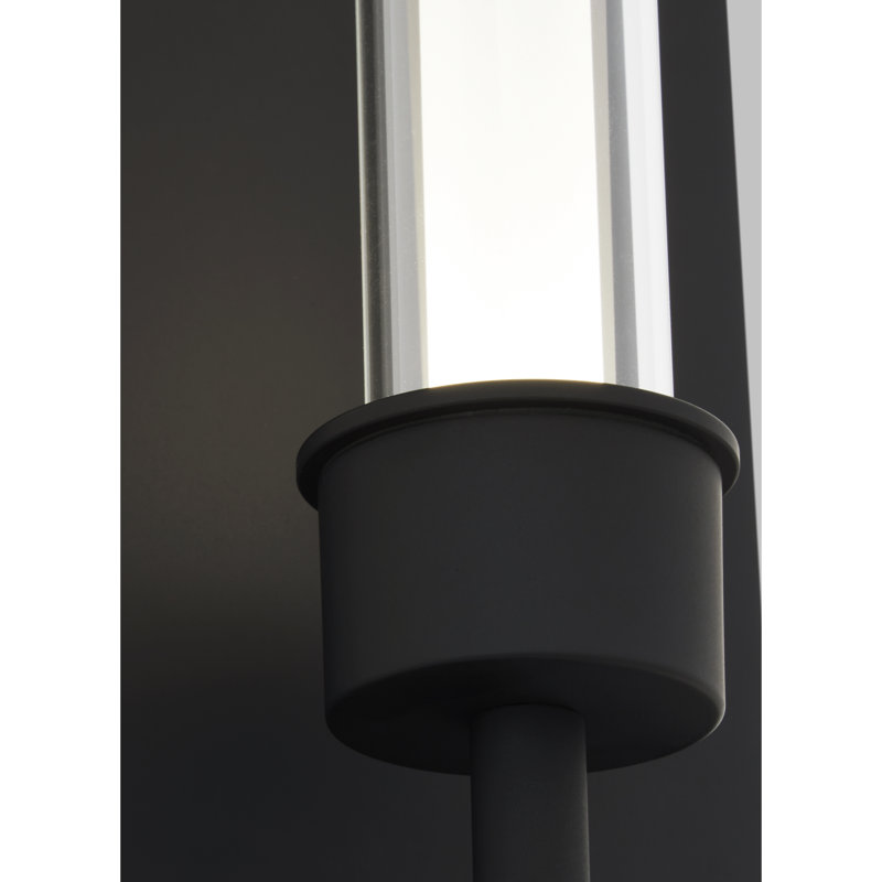 Linger 1 - Light LED Armed Sconce, Black