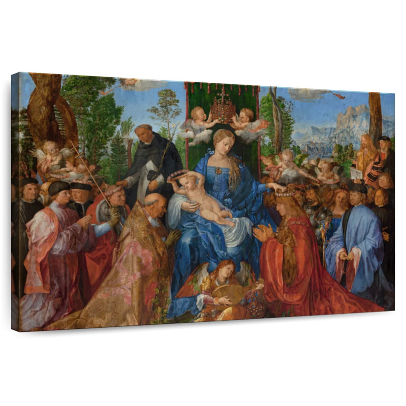 Leisha, fête du Rosaire, H 24 po x l 36 po
