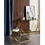 Abidur 120cm Glass Top Console Table