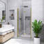 36 po X P 72 po Porte de douche semi-sans cadre H H