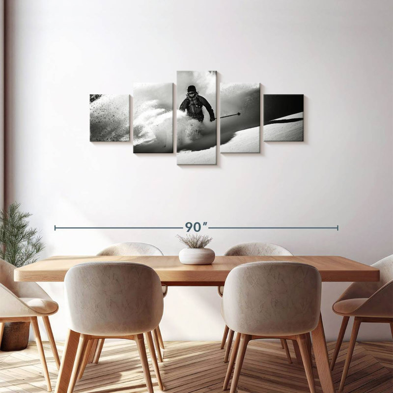 Extreme Skiing, 30" H x 68" W