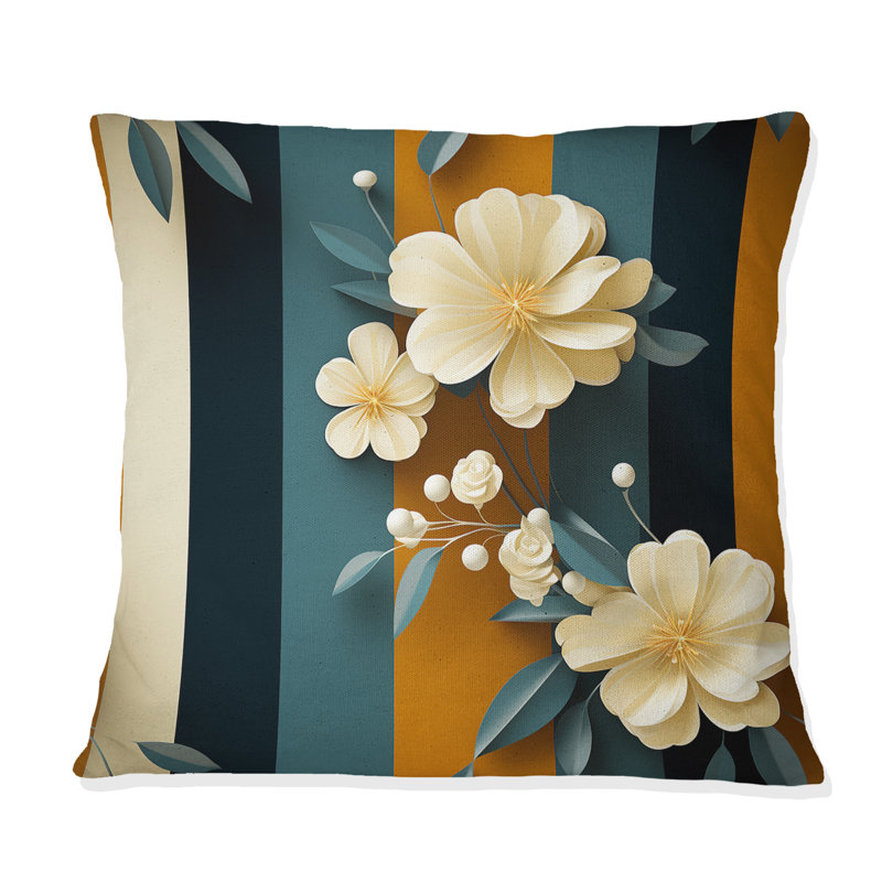 Coussin en polyester Classic Elegant, H 16 po x l 16 po