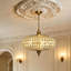 Lustre en cristal K9 avec chaîne réglable-382117989