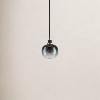 Chittering Single Light Glass Dimmable Pendant