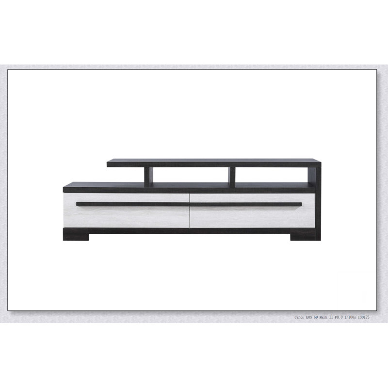 Meuble télé 1 pièce 2 pièces, Beige / ébène