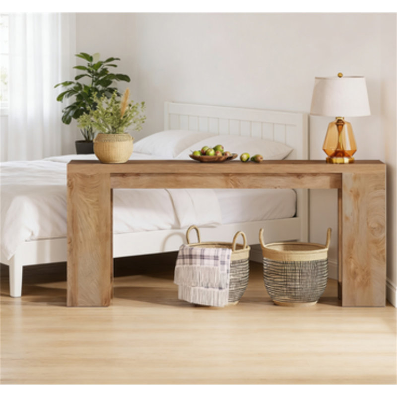 Wood Console Table