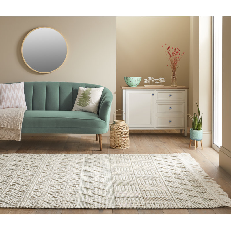 Gunhilda Moroccan Hand Woven Area Rug, Rectangle 160 x 220cm