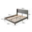 Hamall Upholstered Bed Frame with Headboard-1807083374-1807083372