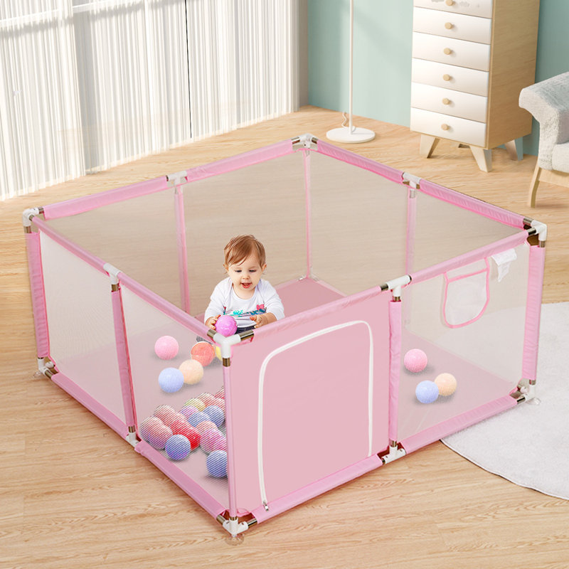 Parc pour bébé, Rose