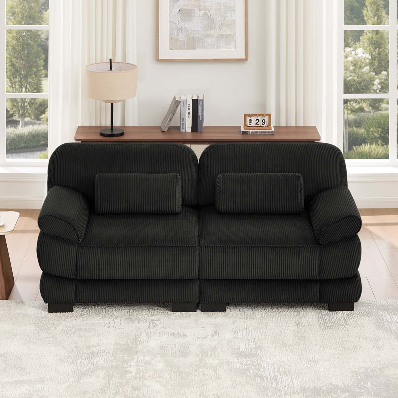Canapé d'angle modulaire Cloud Couch avec assise profonde et confortable