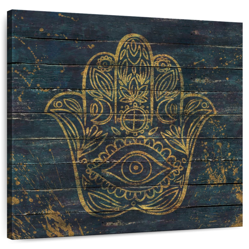 Adella Hamsa, 39" H x 39" W