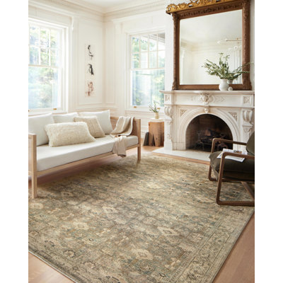 Loloi Margot Antique/Sage Rug feat. CloudPile