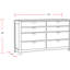 Commode 8 tiroirs Pula