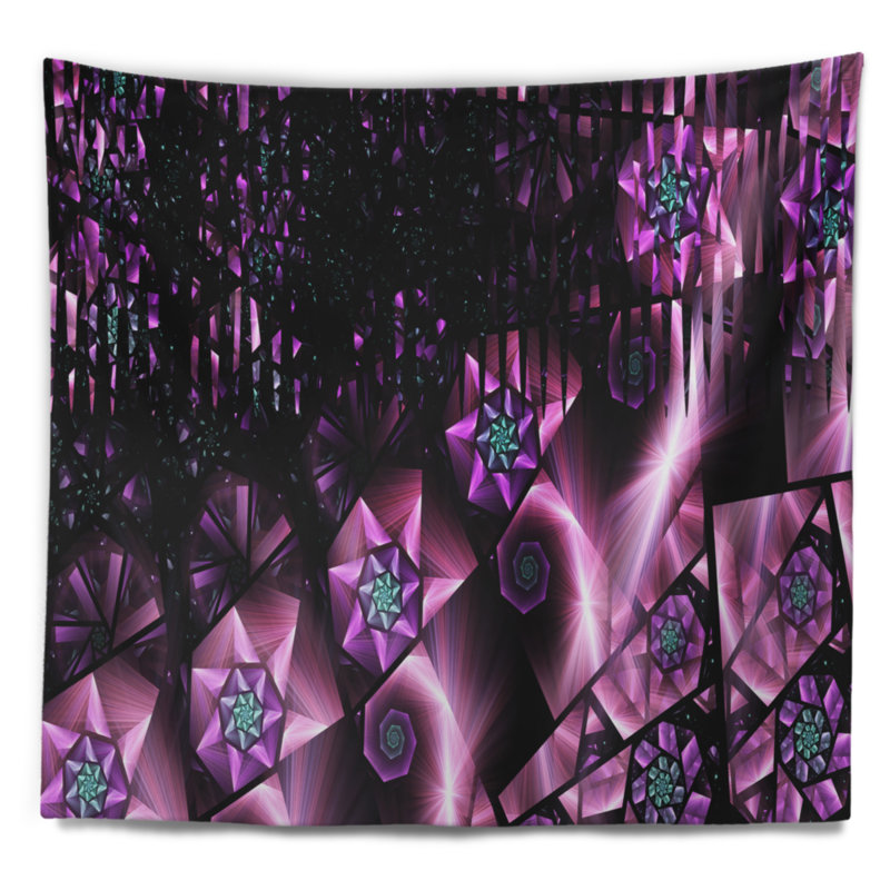 Tapisserie ciel abstrait radiance of starry, H 32 po x l 39 po