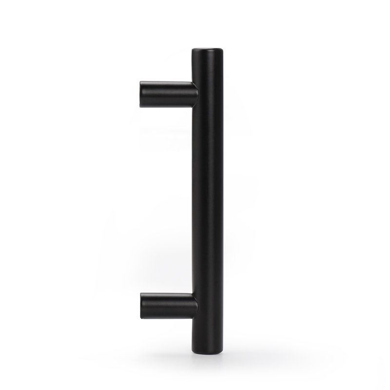 Stainless Steel 3 1/2" Center to Center Bar Pull, Black