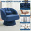 Upholstered Swivel Accent Chair-1111225192