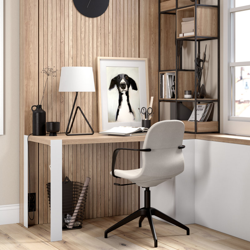 Cora Metal Table Lamp, Black