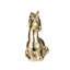 Figurine licorne 11 x 4,5 x 9 po, or