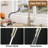 Casainc 30" L x 19" W Drop-in Stainless Steel Kitchen Sink with Faucet Included-109012389