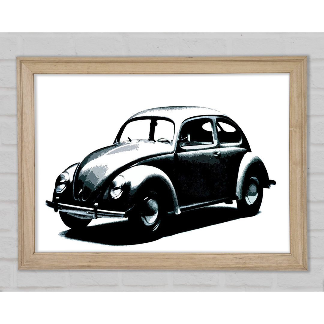 Classic Vw Beetle - Einzelner Bilderrahmen Kunstdrucke