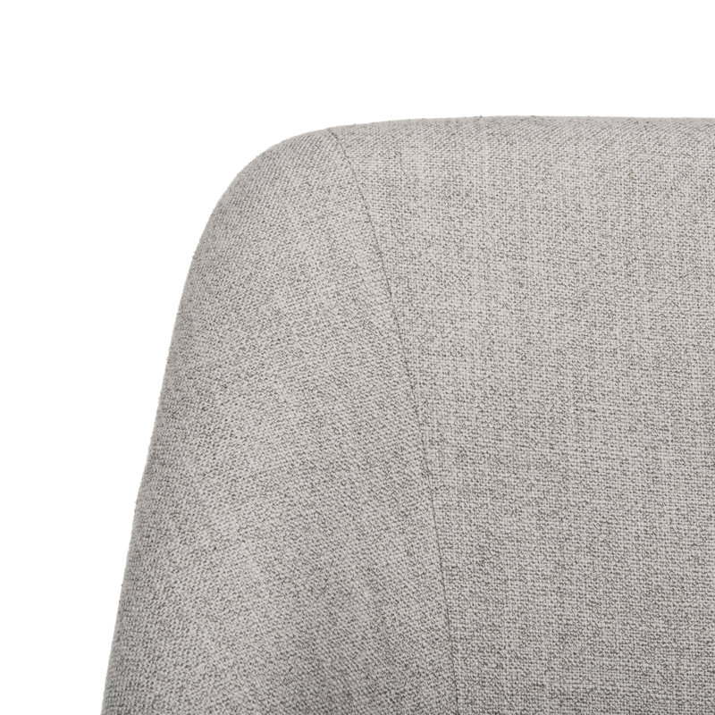 Chaise de travail Chala, gris, Lin