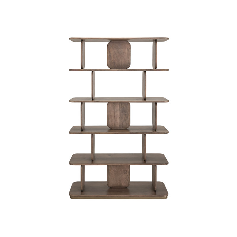 5 tablettes, bibliothèque