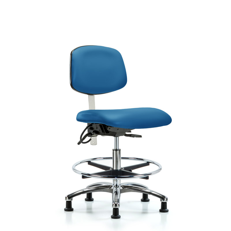 Fauteuil ergonomique Blue Ridge, Bleu, Patins, Non inclus