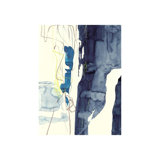 Navy Waterfall II Print by Sara Brown