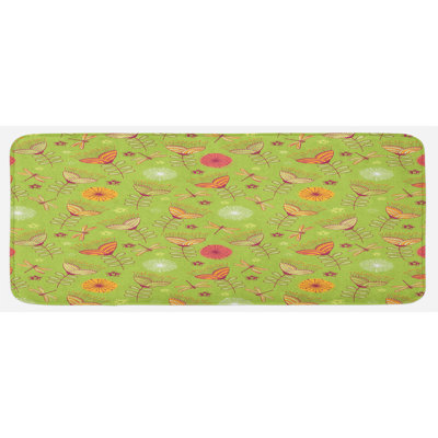 Tapis de cuisine libellule