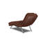 St Ives Aniline Leather Adjustable Backrest Indoor Chaise Lounge with Cushion-2000800423