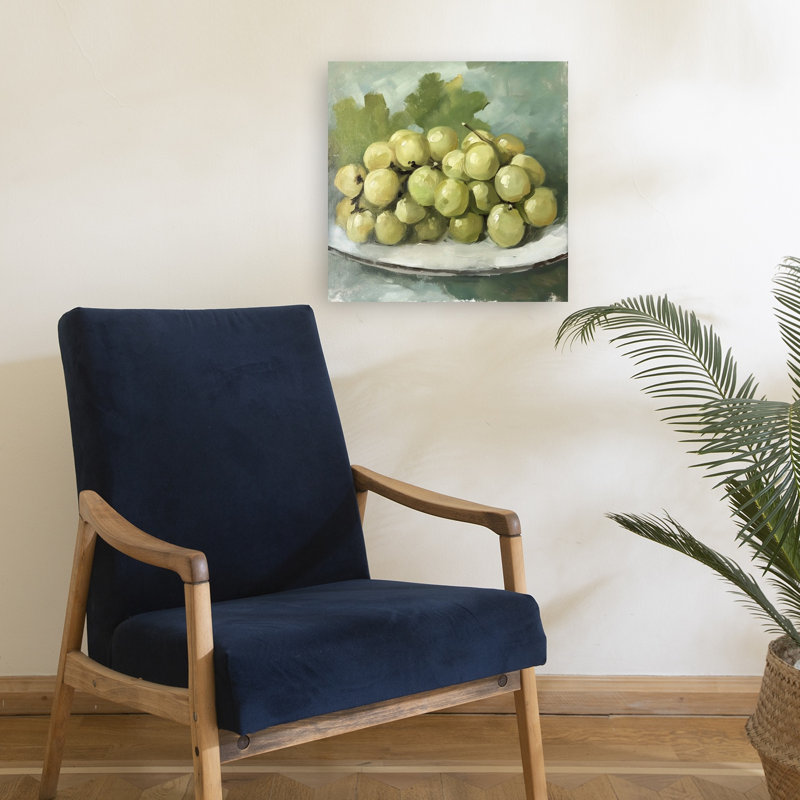 Assiette de raisins, art naturel classique, fruits et nature