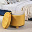Repose-pieds rond avec rangement-975155083